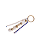 Keychain with beads on a white background